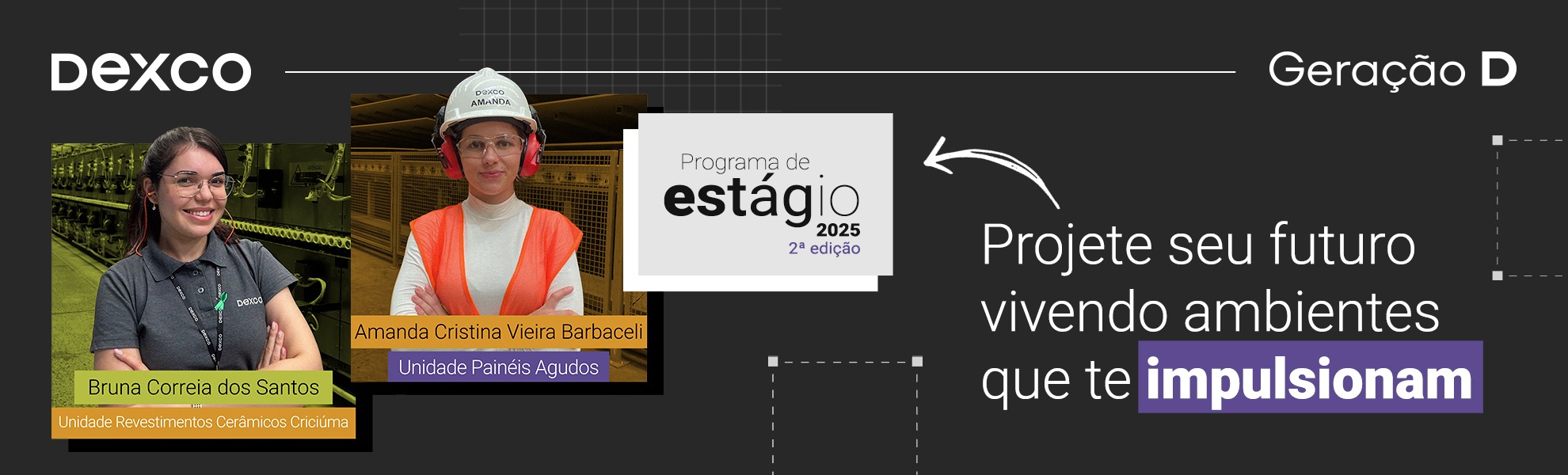 Programa de estágio da Dexco recebe inscrições até 25 de junho