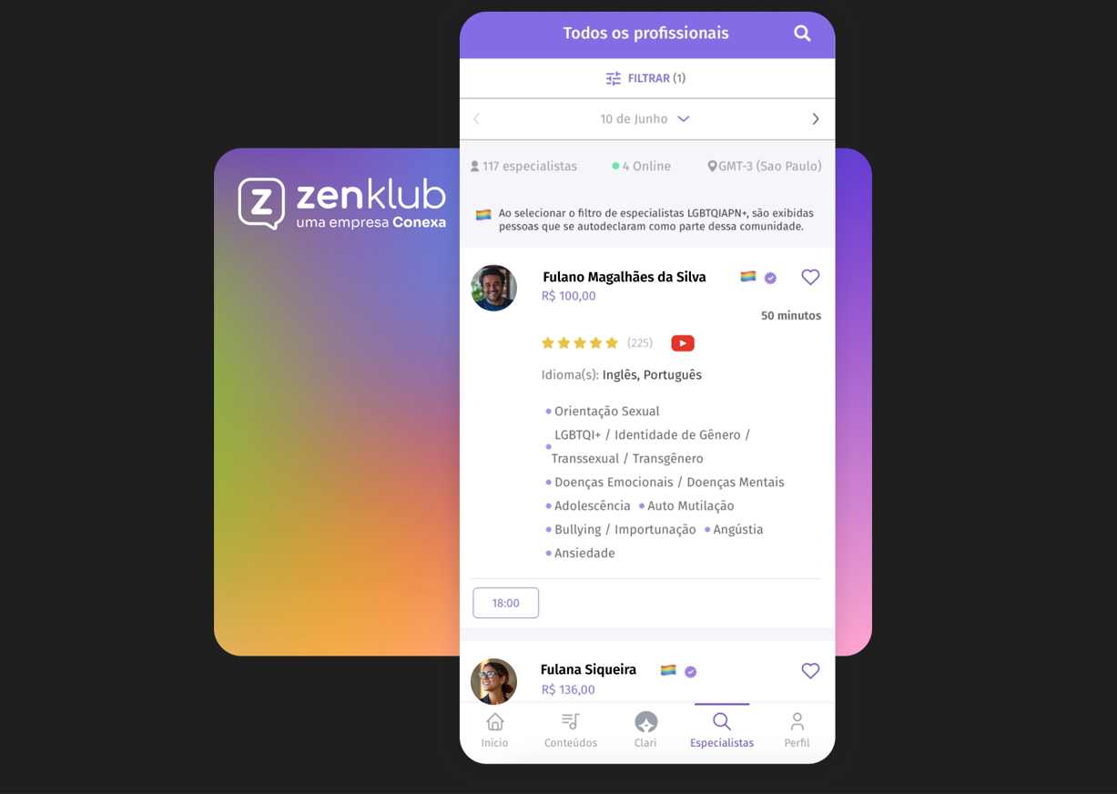 16% das consultas on-line na Zenklub apontam problemas de saúde mental entre público LGBT+